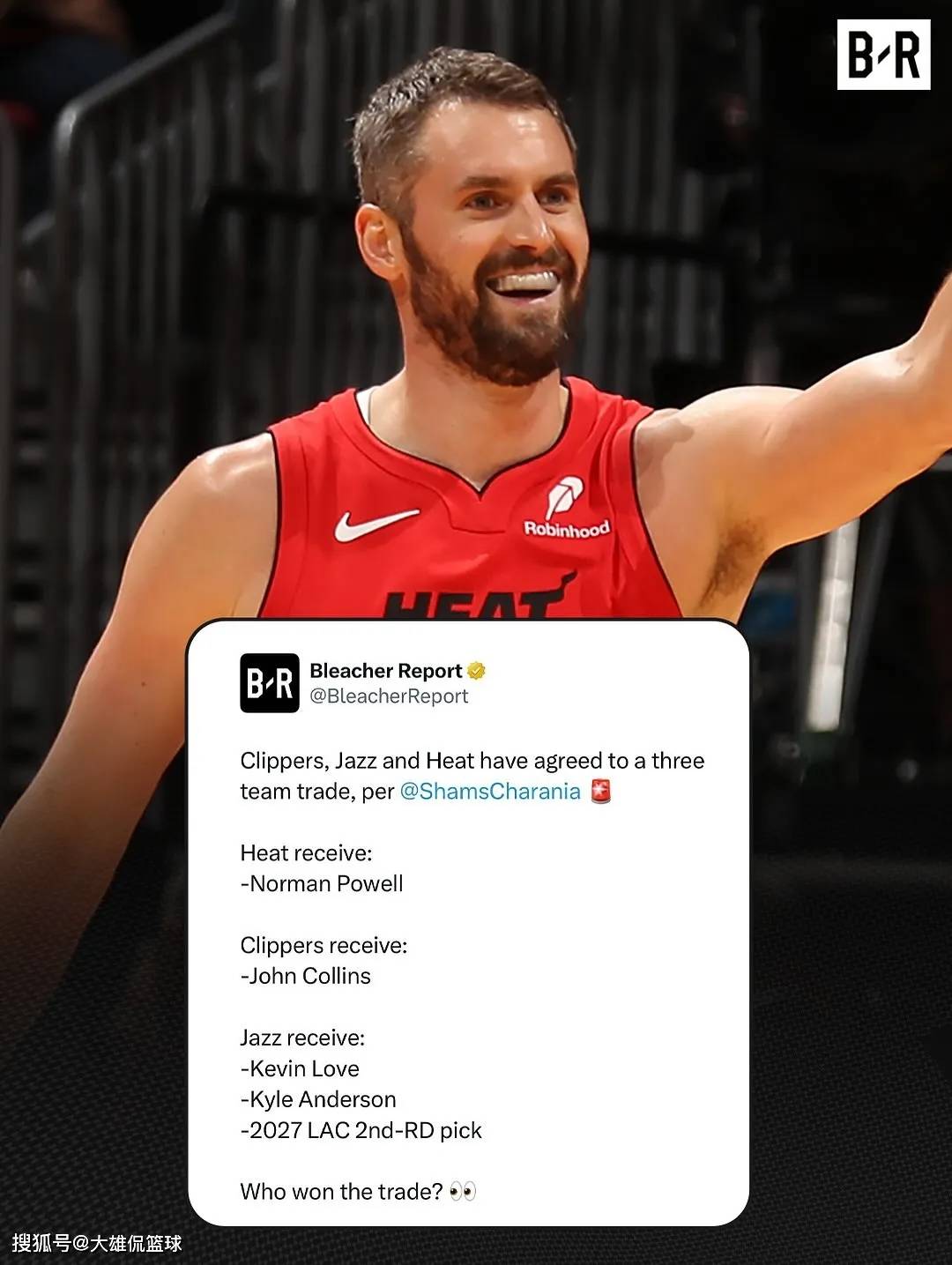 皇冠体育官网-迈阿密热火豪赌朱霍勒迪，四换一