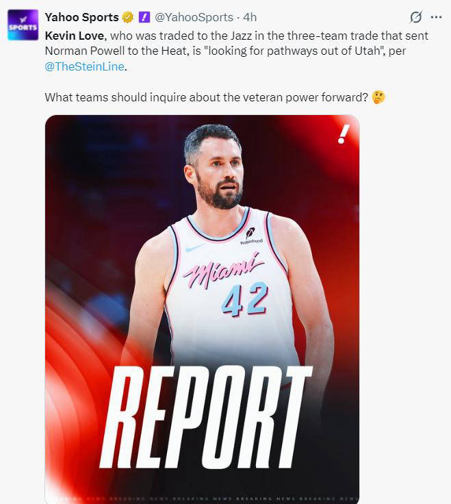 皇冠体育网址-凯文-乐福与犹他爵士商讨买断事宜 费城有意引进